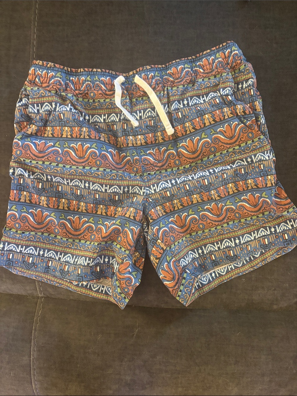 J. Crew Multicolor Patterned Men’s Drawstring Hybrid Shorts